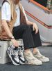 Men's Big Size High Top Casual Skate Shoes Fashion Trend Sneakers Comfort Walking Shoes Plus Size 41-48 Breathable Lace Up_vogvips.com