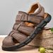 New Summer Genuine Leather Large Shoes Ultra Light Casual High Quality Men's Sandals_vogvips.com
