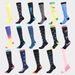 Sports muscle compression socks professional fitness running jump rope pressure socks thin leg socks stretch socks_vogvips.com