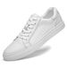 Casual Shallow Mouth Board Shoes Men's Shoes Men's Irst Layer Cowhide White Shoes Sports Shoes_vogvips.com