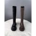 Genuine Leather Long Women 2025 New Spring And Autumn Thick-Soled Petite For Women, High-Top Knee-High Riding Boots_vogvips.com