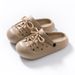 2024 New Style Women's Clogs For Students, Ins Korean Version, EVA Lace-up Closed-toe Sandals, Summer Non-slip Outdoor_vogvips.com