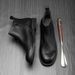 European Warm Series 2025 New Autumn Winter Men's Genuine Leather Round Toe Flat British Style Versatile Western Ankle Zipper Martin Boots_vogvips.com