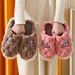Soft Cushioning Cotton For Women, Winter Thick Sole, Fleece Lined, Thickened, Warm, Non-Slip, Wear-Resistant,_vogvips.com