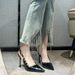 Rivet Net Red High Women's Thin Heels Elegant Single 2025 New Spring Versatile Small Leather Shoes Don't Tire Your Feet_vogvips.com