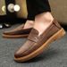 Breathable Men's Business Formal Shoes Sports Middle-aged Dad Leather Trendy 2025 Work Soft Sole Wear-resistant_vogvips.com