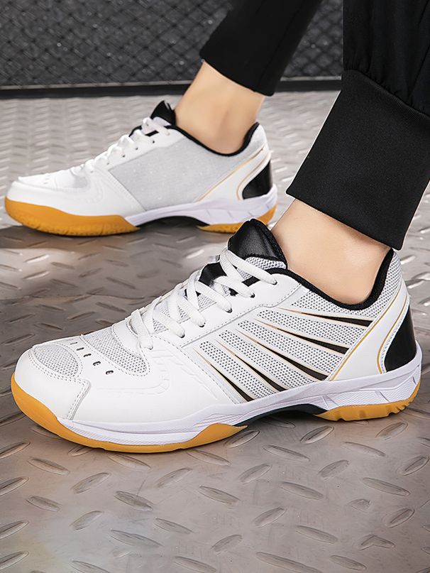 Badminton Shoes For Men And Women, Ultra-Light Breathable Non-Slip Shock-Absorbing Student Shoes, Professional Volleyball Training Shoes_vogvips.com