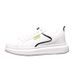 Unisex Classic Chunky Sole Platform Sneakers, Genuine Leather & Mesh Fashion Lace-Up Shoes For Men And Women, Flat & Height Increase Options_vogvips.com