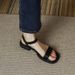 Trendy Popular Women's Flat With One Strap, High-End Korean Style, Versatile, Comfortable, Non-Slip Roman Sandals For_vogvips.com