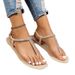 Cross-border Foreign Trade European And American Rhinestone T-strap Fashion Versatile Beach Vacation Soft-soled_vogvips.com