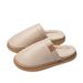 Autumn Winter Cotton Slippers For Women Winter Indoor Home 2025 New Model Floor Non-Slip Waterproof Plush Warm Slippers For Men_vogvips.com