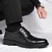 TerraStride Men's Leather 2025 New Spring Business Casual British Style Soft Sole Formal Black Wedding Groom Shoes_vogvips.com