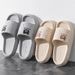 Soft Sole Anti Women's 2024 New Home Bathroom Bathing Thick-soled Couple Cartoon Slippers Men's Summer_vogvips.com