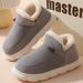 Shevalues Winter Fuzzy Fluffy Plush House Fashion Outdoor Antiskid Cotton Platform Fur Men Shoes_vogvips.com