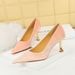 1818-2 Fashionable And Minimalist Banquet Metal High Heels Xishi Suede Shallow Mouth Pointed Single Shoes_vogvips.com