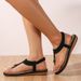 2025 Summer Pinch Sandals Soft-soled Flat-soled Beach Shoes Large Size New Bohemian Women's Breathable Sandals_vogvips.com