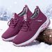 Women's Winter New Thickened And Lined, Lace-Up Versatile Cotton Boots, Non-Slip, Comfortable, Warm, Mom Shoes,_vogvips.com