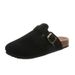 Comwarm Classic Clogs And Mules Summer Slip-on Cork Sandals Men Beach Home Flats Slippers With Arch Support_vogvips.com