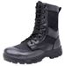 European Warm Series Men's Martin Summer Mesh Breathable Black High Waist Side Zipper Subway Check Combat Boots Security Training Shoes_vogvips.com