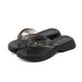 Herringbone Flip Flop Women's Instagram Trendy Thick Soft Sole Clip EVA Outdoor Internet Celebrity Casual Matching_vogvips.com