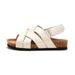 Ruizu Spring And Summer Children's Cork Sandals Boys' One-Word Shoes Girls' Flip-Flops Trendy Beach Korean Style_vogvips.com
