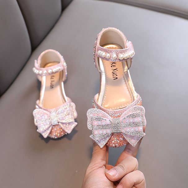 New Lady Baby Girls Girl Princess Diamond Single Shoe Shoes Dance Show Shoes_vogvips.com