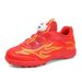 New rotary buckle children's soccer shoes men's broken nails youth students lace-up sneakers_vogvips.com