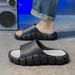 Summer Cool Slippers For Men: Trendy, Fashionable, Casual, Outdoor And Home, Anti-slip, Anti-odor, Soft-soled One-shoulder Slipp_vogvips.com