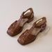 Lan Cabinet Edition ~ French Style Woven Roman For Women, Black Thick Heel, Soft Leather, Hollow Breathable Summer_vogvips.com