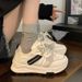 Mesh Thick Soled Sports Shoes For Women New Popular Platform Sole Casual Shoes Small Height Enhancing Dad Shoes_vogvips.com