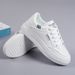 2026 Popular Spring And Autumn Lightweight White With Leather Upper, Height-increasing Soft Sole, Breathable Thick-soled_vogvips.com