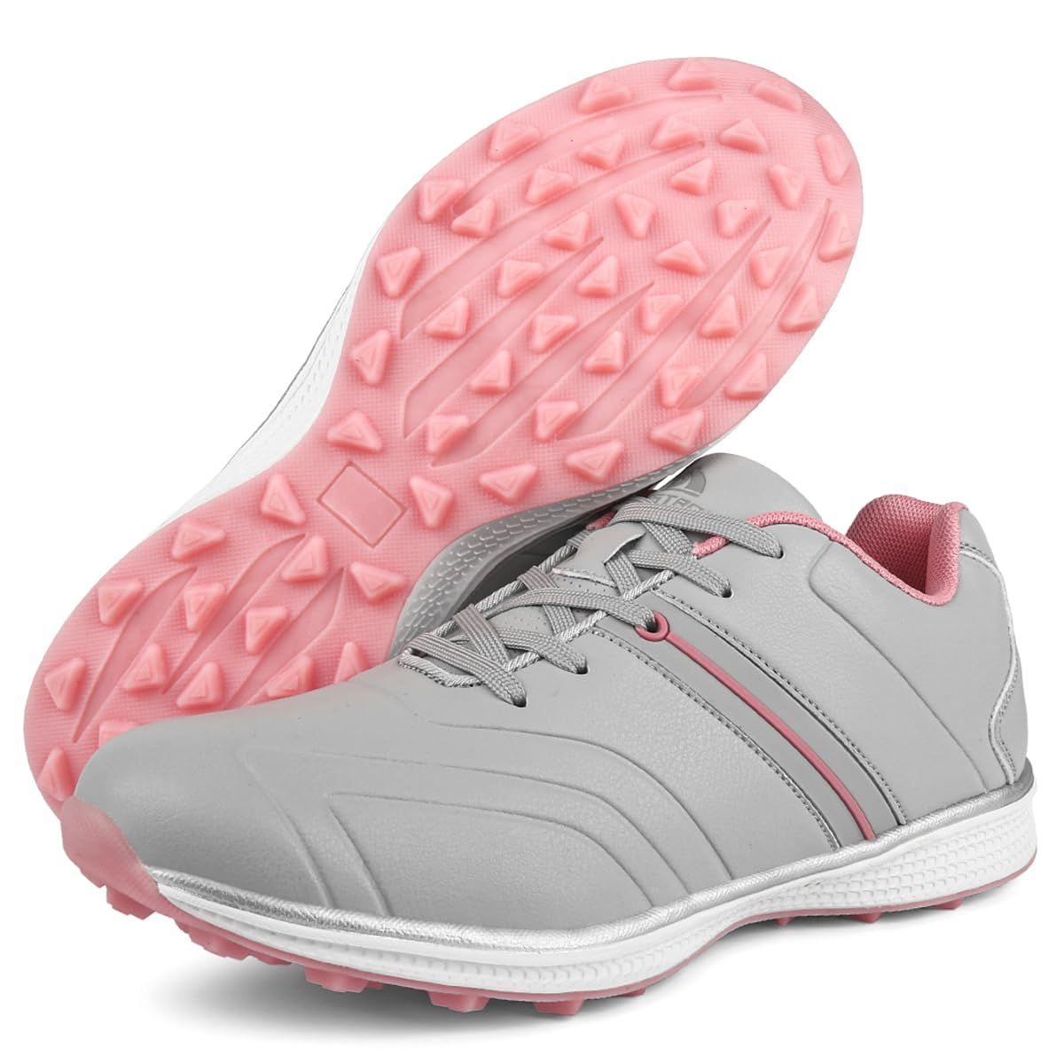Womens Golf Shoes Professional Spikeless Golf Sneakers Outdoor Comfortable Lightweight Golfs Training Sneakers_vogvips.com