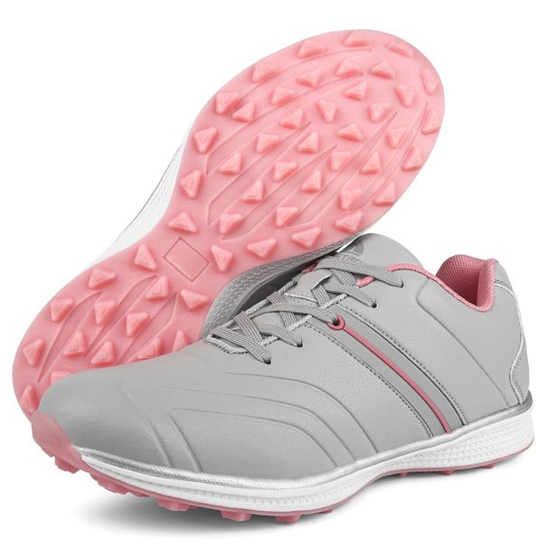 Womens Golf Shoes Professional Spikeless Golf Sneakers Outdoor Comfortable Lightweight Golfs Training Sneakers_vogvips.com