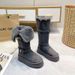 Fleece Thickened Long Tube Snow Cotton Shoes Heightened Thick-soled High Tube Snow Boots Women's Models_vogvips.com