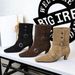 813-1 European And American Style Retro Design For Women Small Square Toe Belt Buckle Niche Fashion Mid-Calf Women's_vogvips.com