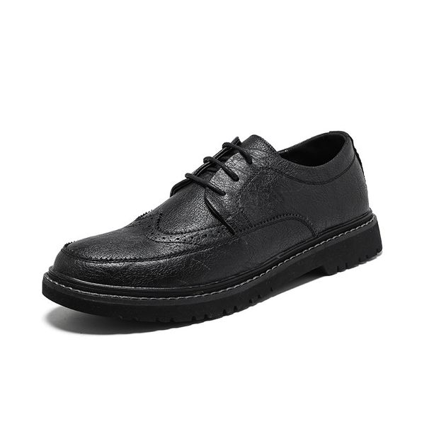 European And American Retro Brogue Carved Oxford 2023 Spring New National Trend Youth Commuter Workwear Casual Leather_vogvips.com