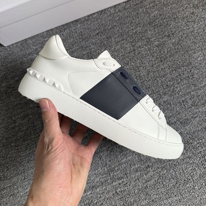 2025 New V-Home Thick Bottom Riveted White For Men And Women, Versatile Lace Up Casual Sports, Color Blocked Board_vogvips.com