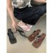 Summer New French Style High Clip Cat Heel Flip-Flops For Outdoor Wear With Skirts Women's Square Toe Stiletto Beach_vogvips.com