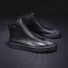 Leather Casual Leather Shoes Korean Version One-pedal Leather Boots Martin Boots Men's Leather Boots_vogvips.com