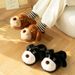 2025 Autumn Winter New Couple Puppy Cotton Women Non-Slip Indoor Cartoon Furry Men Home Slippers_vogvips.com