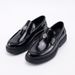 Euro Step Thick-Soled Men's Genuine Leather Slip-On Loafers Formal Casual Business Comfortable Shiny Shoes_vogvips.com