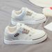 2024 New White Sneakers Women, Breathable Versatile Sports Casual Dad Shoes, Soft Sole Spring And Autumn Shoes For_vogvips.com