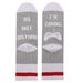 Alpha-printed socks Autumn winter men's thickened cotton mid-tube play socks_vogvips.com
