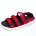 Korean Style Three-Strap Dual-Use Beach Sandals Summer Couple Slippers Women Thick-Soled Internet Celebrity Casual_vogvips.com