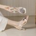 Summer New Camellia Design -style For Women, Versatile Square-toed, Single-strap, Stiletto-heeled Women's Sandals_vogvips.com