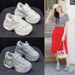 Women's Chunky Sneakers 2026 Summer New Model, Trendy Internet Celebrity Style, With Internal Height Increase, Thick_vogvips.com