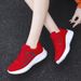 New Mesh Woven Korean Version Versatile And Comfortable Casual Women's Plus Size Sports Shoes 883_vogvips.com
