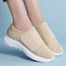 Women's Shoes Convenient Velcro Elderly Shoes Middle-aged And Elderly Walking Shoes Soft-soled Mother Shoes_vogvips.com