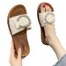 Women's Summer Thick Soled Soft Soled Indoor Outdoor Beach Fashion Slippers_vogvips.com
