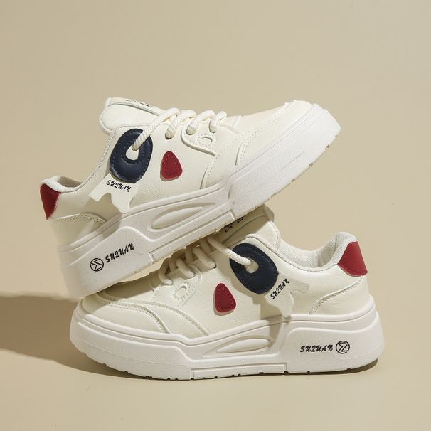 Little White Shoes Children Girls Students Leisure Sports Versatile Board Shoes Street Shooting_vogvips.com